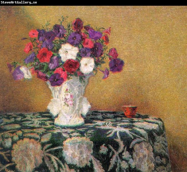 Wilson Irvine Still Life with Petunias